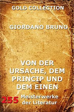 E-Book (epub) Von der Ursache, dem Princip und dem Einen von Giordano Bruno
