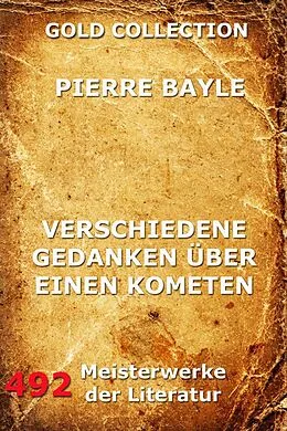 E-Book (epub) Verschiedene Gedanken über einen Kometen von Pierre Bayle