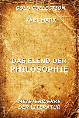 E-Book (epub) Das Elend der Philosophie von Karl Marx