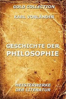 E-Book (epub) Geschichte der Philosophie von Karl Vorländer
