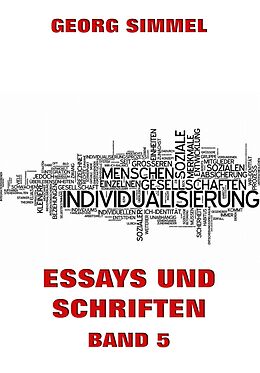 E-Book (epub) Essays und Schriften, Band 5 von Georg Simmel
