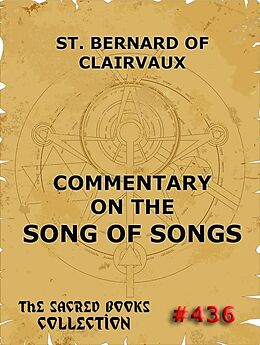 eBook (epub) Commentary on the Song of Songs de Saint Bernard of Clairvaux