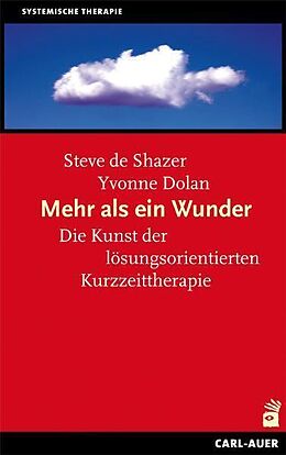 Kartonierter Einband Mehr als ein Wunder von Steve de Shazer, Yvonne Dolan