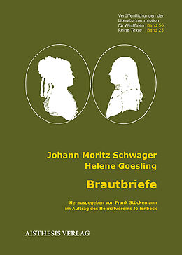 Kartonierter Einband Brautbriefe von Johann Moritz Schwager, Helene Goesling