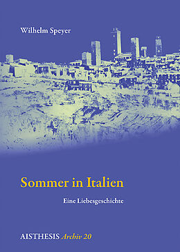 Kartonierter Einband Sommer in Italien von Wilhelm Speyer