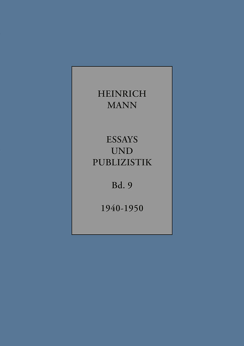 Essays und Publizistik
