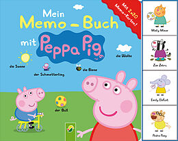 Pappband Mein Memo-Buch mit Peppa Pig. Mit 2 x 20 Memo-Karten von Schwager & Steinlein Verlag