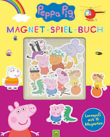 Pappband, unzerreissbar Peppa Pig Magnet-Spiel-Buch von Laura Teller
