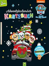 Kartonierter Einband PAW Patrol Adventskalender Kratzbuch von 