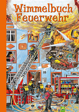 Pappband, unzerreissbar Wimmelbuch Feuerwehr für Kinder ab 3 Jahren von Gisela Fischer