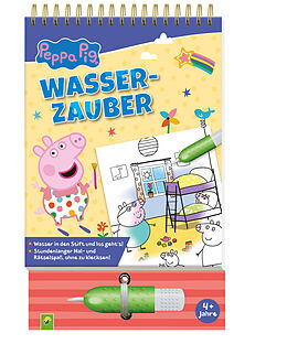 Pappband Peppa Pig Wasserzauber - einfach mit Wasser malen! von Schwager & Steinlein Verlag