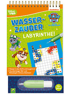 Pappband, unzerreissbar PAW Patrol Wasserzauber | Labyrinthe. Einfach mit Wasser malen! von 