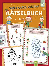 Kartonierter Einband Weihnachts-Wichtel-Rätselbuch von 