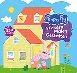 Kartonierter Einband Peppa Pig Stickern Malen Gestalten von Schwager & Steinlein Verlag