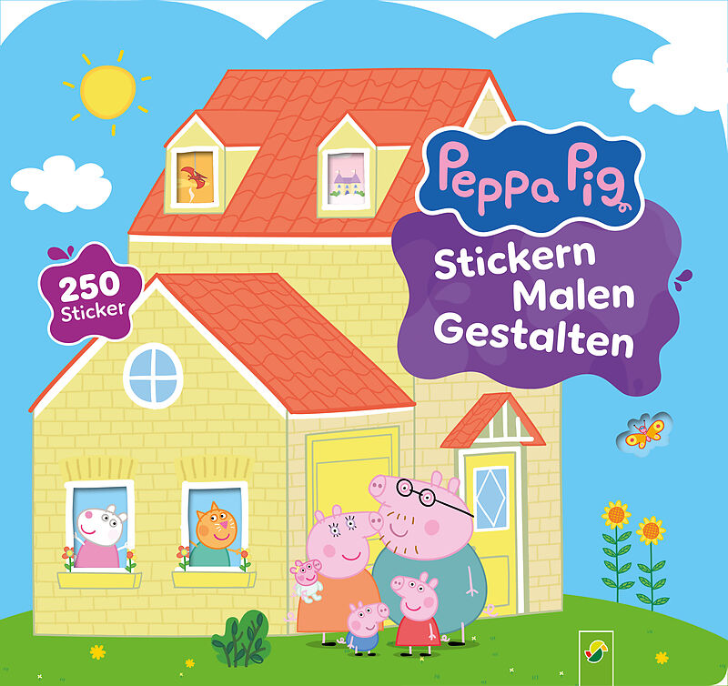 Peppa Pig Stickern Malen Gestalten