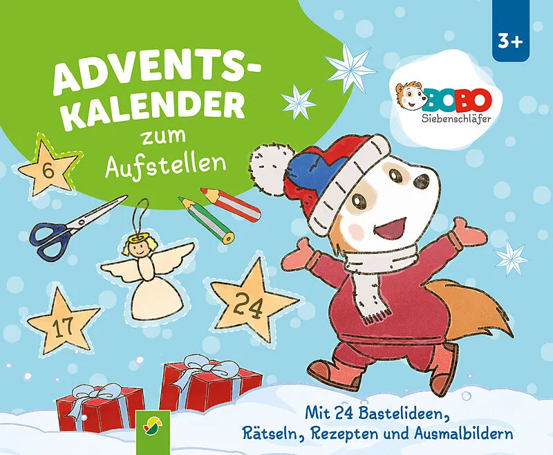 Bobo Siebenschläfer Adventskalender zum Aufstellen