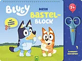 Kartonierter Einband Bluey Mein Bastelblock mit kindersicherer Schere von 