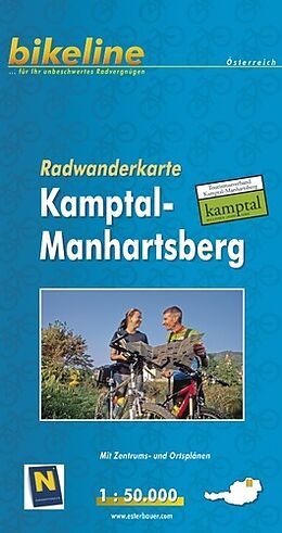 gefaltete (Land)Karte Kamptal-Manhartsberg von 