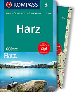 Kartonierter Einband KOMPASS Wanderführer Harz von Elke Haan