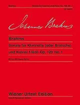 Johannes Brahms Notenblätter Sonate f-Moll op.120,1
