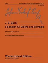 Johann Sebastian Bach Notenblätter 6 Sonaten Band 2 (Nr.4-6) BWV1017-1019