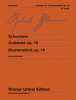 Robert Schumann Notenblätter Arabeske op.18 und Blumenstück op.19