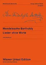 Felix Mendelssohn-Bartholdy Notenblätter Lieder ohne Worte