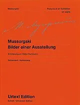 Modest Mussorgski Notenblätter Bilder einer Ausstellung