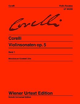 Arcangelo Corelli Notenblätter Sonaten op.5 Band 1 (Nr.1-6)