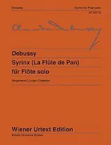 Claude Debussy Notenblätter Syrinx