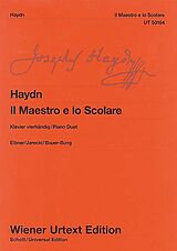 Franz Joseph Haydn Notenblätter Il Maestro e lo Scolare Hob.XVIIa-1