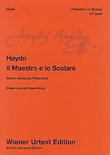 Franz Joseph Haydn Notenblätter Il Maestro e lo Scolare Hob.XVIIa-1
