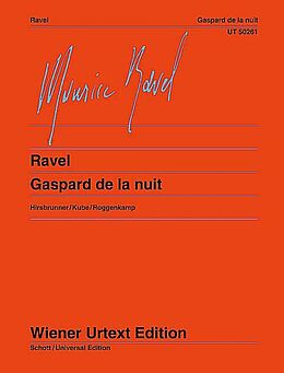 Maurice Ravel Notenblätter Gaspard de la nuit