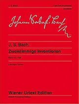 Johann Sebastian Bach Notenblätter Zweistimmige Inventionen BWV772-786