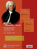 Johann Sebastian Bach Notenblätter Das wohltemperierte Klavier (2 Bände)