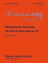 Felix Mendelssohn-Bartholdy Notenblätter Variations sérieuses op.54