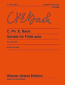 Carl Philipp Emanuel Bach Notenblätter Sonate Wq132 (H562)