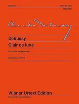 Claude Debussy Notenblätter Clair de lune