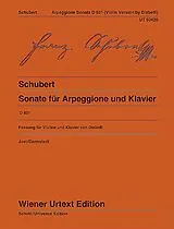 Franz Schubert Notenblätter Sonate für Arpeggione und Klavier D821