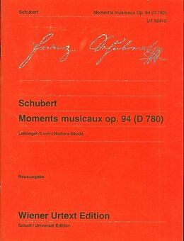 Franz Schubert Notenblätter Moments musicaux op.94 D870