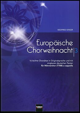  Notenblätter Europäische Chorweihnacht Band 3