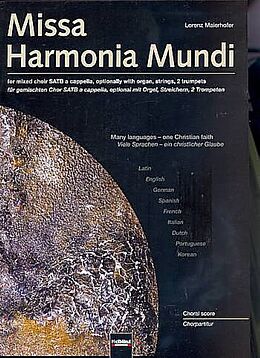 Lorenz Maierhofer Notenblätter Missa Harmonia Mundi für gem Chor