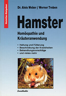 Kartonierter Einband Hamster von Alois Weber, Werner Treben
