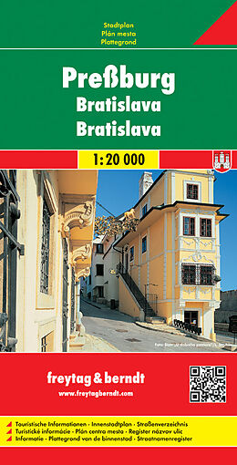 (Land)Karte Preßburg - Bratislava von 