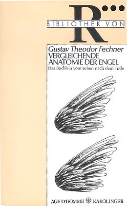 Fester Einband Vergleichende Anatomie der Engel von Gustav Th Fechner