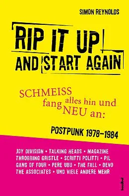 E-Book (epub) Rip It Up And Start Again von Simon Reynolds