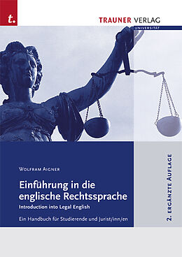 Livre Relié Einführung in die englische Rechtssprache de Wolfram Aigner