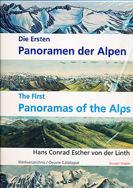 Kartonierter Einband Die ersten Panoramen der Alpen von 