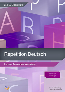 Kartonierter Einband Repetition - Deutsch 2. &amp; 3. Oberstufe von Bianca Del Priore, Susanne Schönenberger