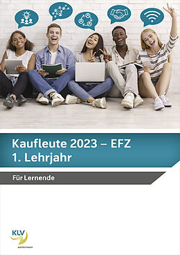 Blätter, zusammengeklebt Kaufleute 2023 - EFZ von Louis Maag, Roland Gschwend, Judith Bausinger